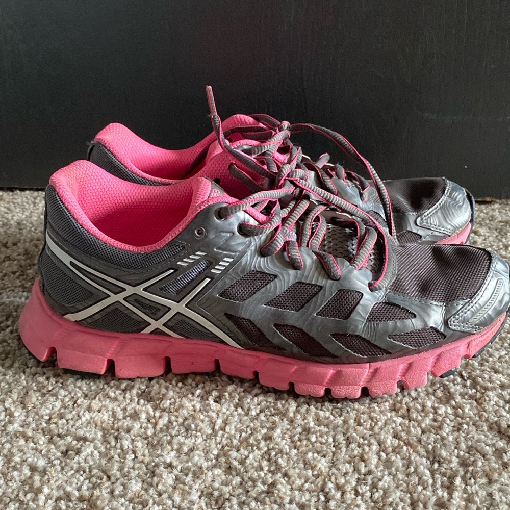 Womens ASICS Gel Lyte 33 Gray Athletic Running Sneakers Size 6.5